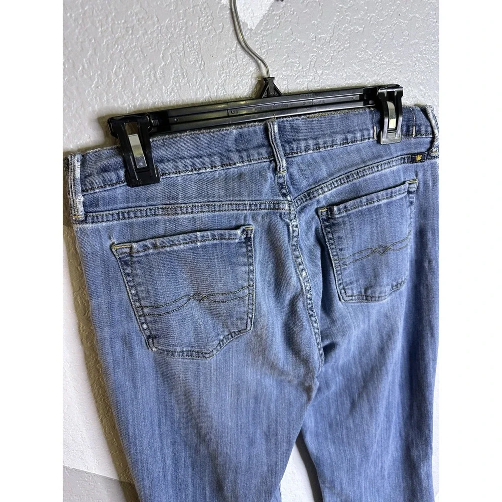 Lucky Brand Jeans Womens 8 / 29 Blue Sweet N Low Flared Denim Pants (30x30) - Picture 10 of 11
